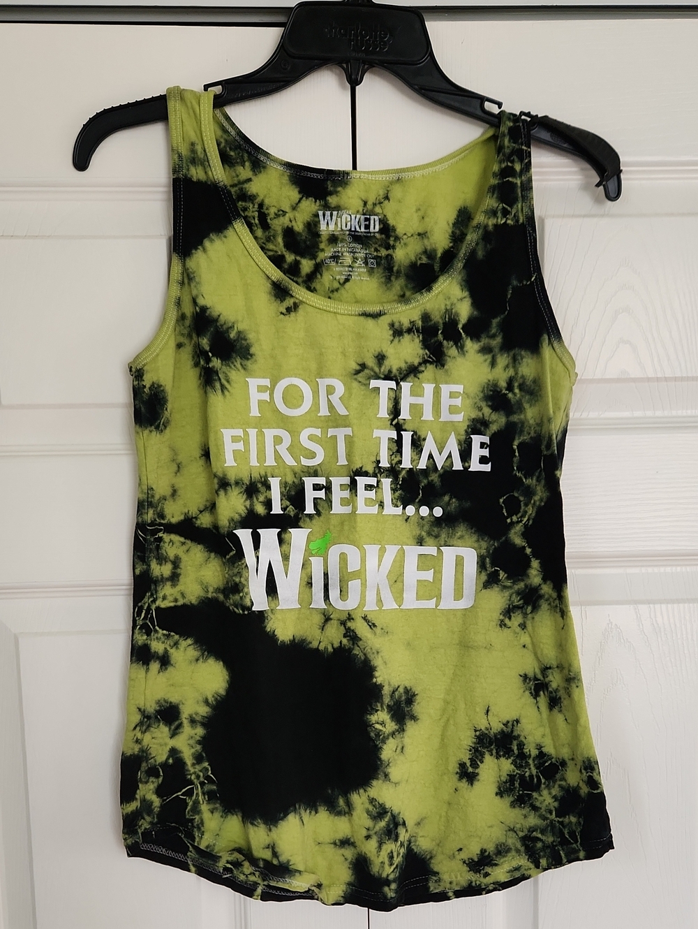 Wicked Lime Tie-Dye Graphic Tank Top